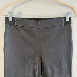 Elie Tahari Black Premium Lamb Leather Leggings, Size L, Offers Welcome